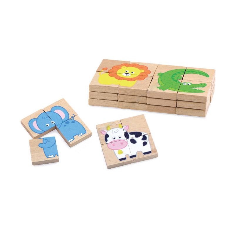 Nowa Szkola Puzzle Animals, μαγνητικό, 32 τεμαχίων