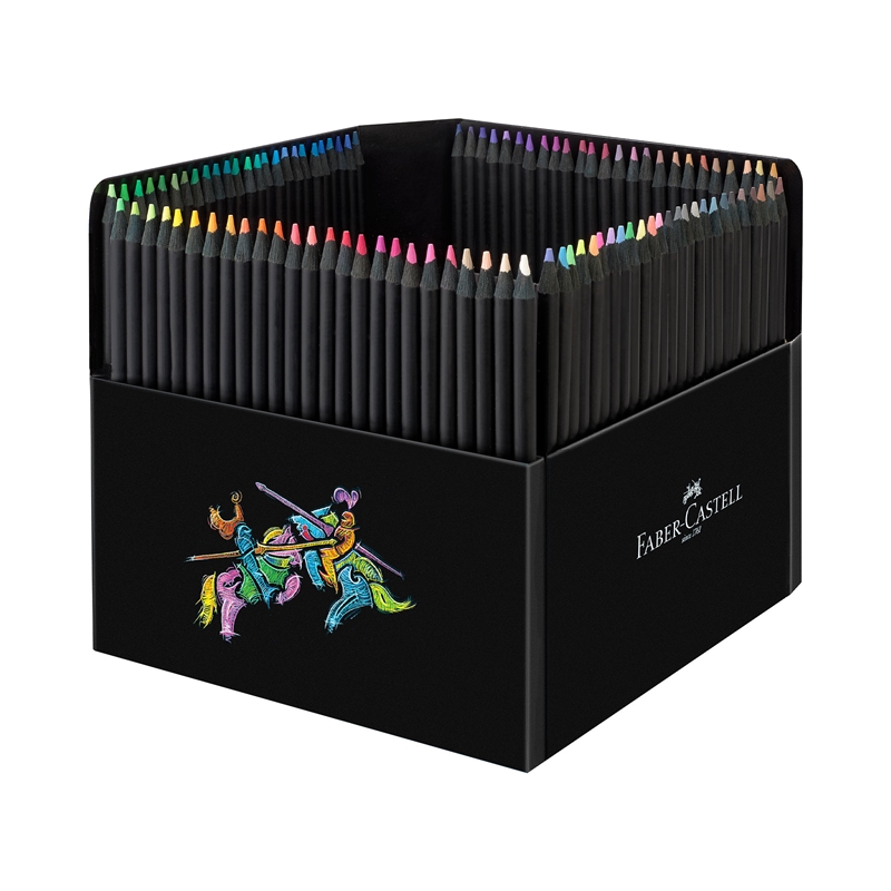 Μολύβια Faber-Castell Colored Black Edition, 100 χρωμάτων