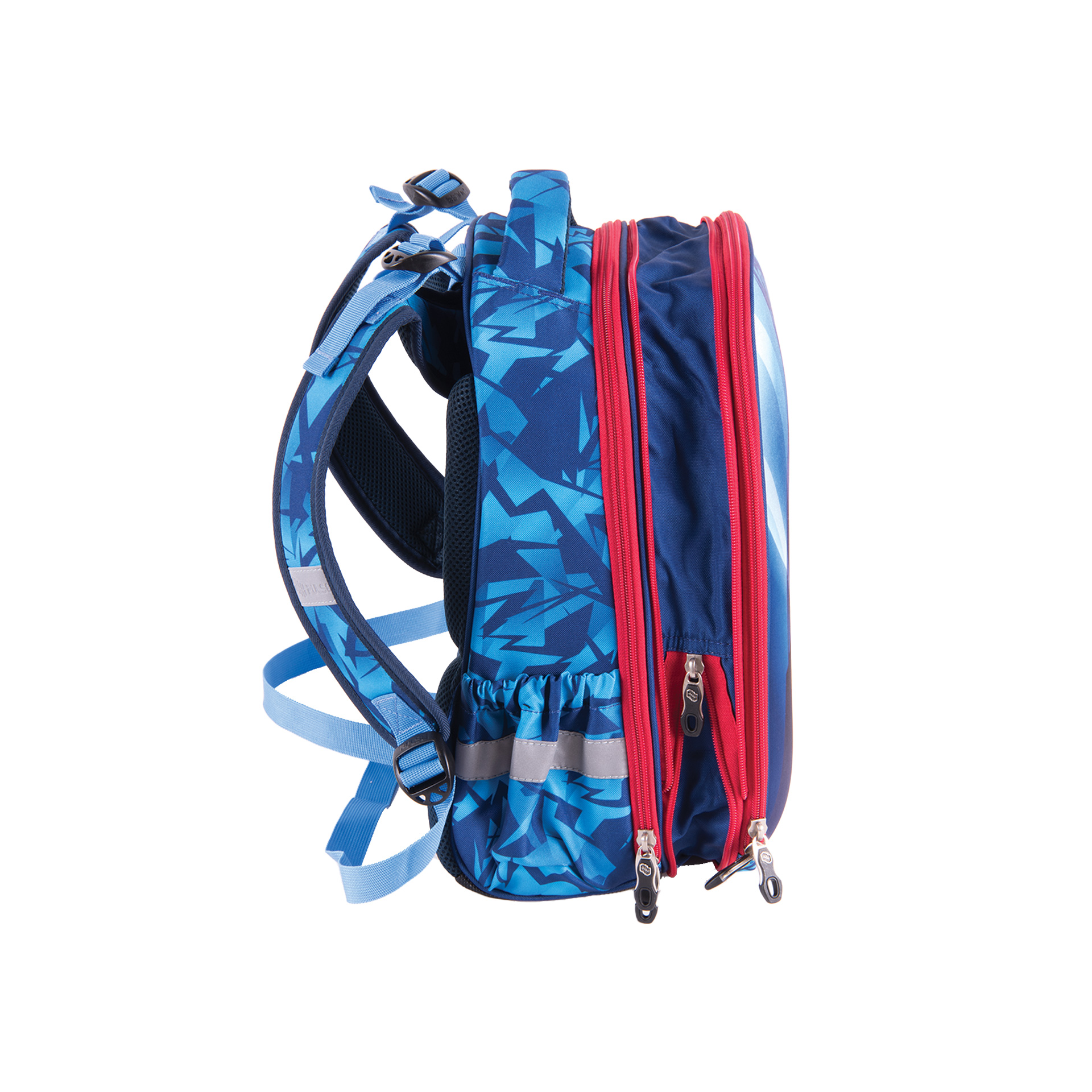 Pulse Backpack Anatomic Cube - Superhero, μπλε-κόκκινο