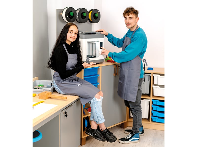 Ντουλάπι 3D εκτυπωτή Nowa Szkola, με 3 δοχεία