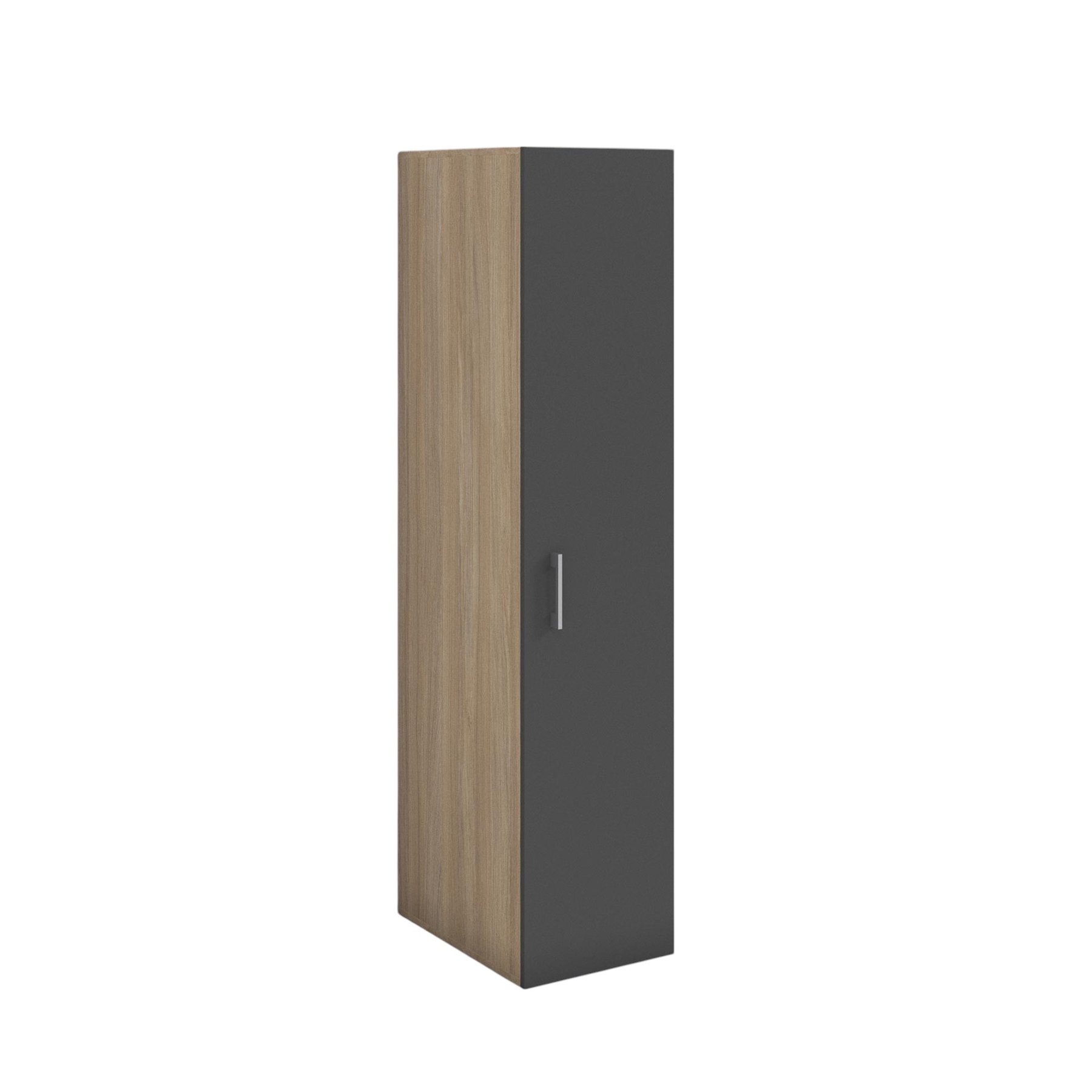 Ντουλάπα RFG, μονή, 400 x 560 x 1800 mm, δρυς sonoma και γραφίτης