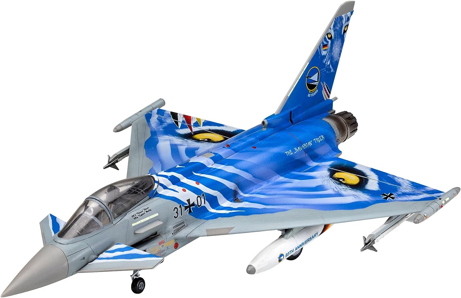 Сглобяем модел Eurofighter Typhoon The Bavarian Tiger 2021, 85 части