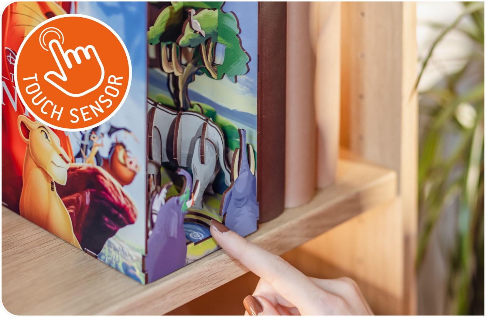 Μοντέλο συναρμολόγησης με φως LED, Revell, Ο Βασιλιάς των Λιονταριών, Μικροί Κόσμοι για συναρμολόγηση, 82 μέρη