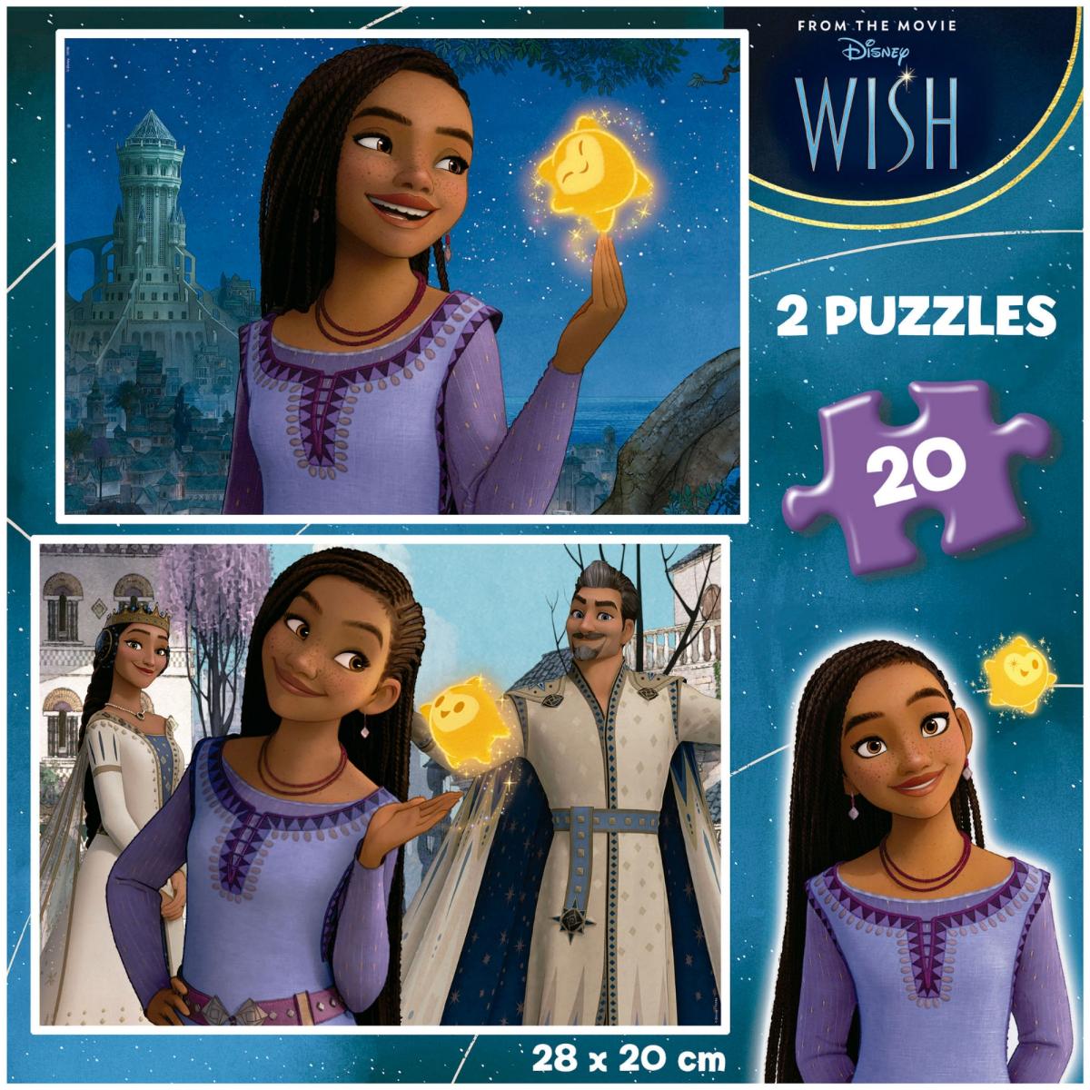 Пъзел Wish 2в1, 2 х 20 части