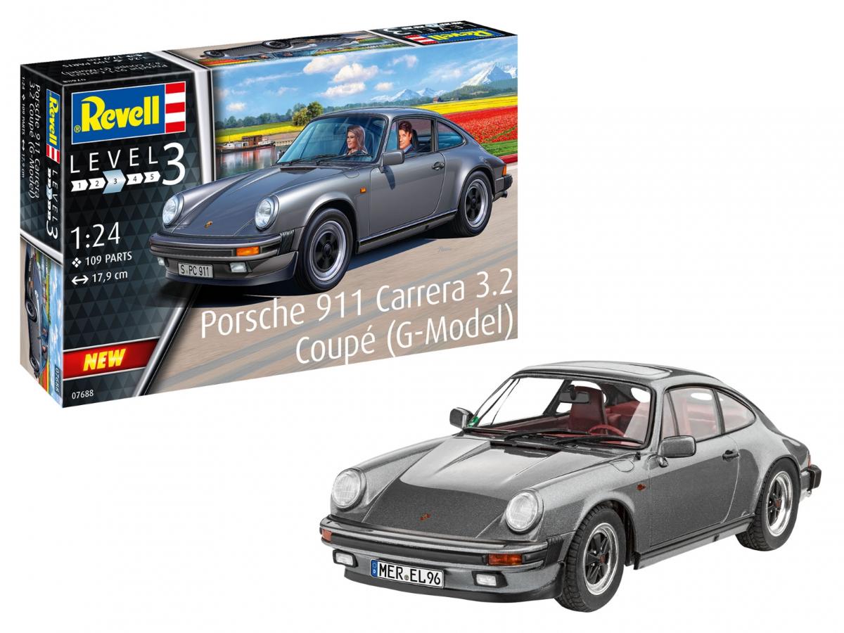 Porsche 911 Carrera 3.2 G-Model Coupe οικοδομήσιμο μοντέλο, 109 ανταλλακτικά