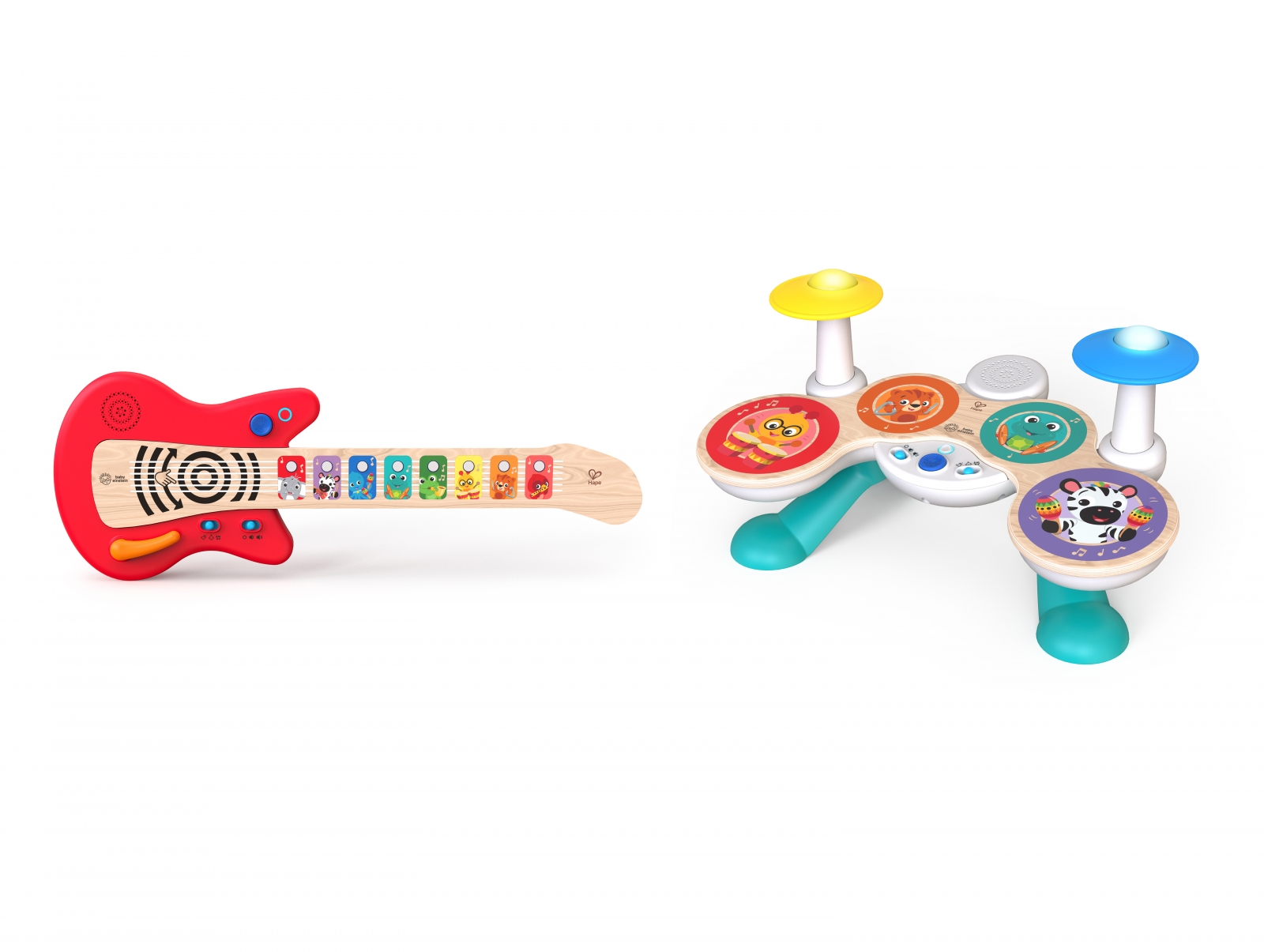 Σετ Αισθητηριακών Οργάνων, Hape, Baby Einstein, Κιθάρα και Τύμπανα