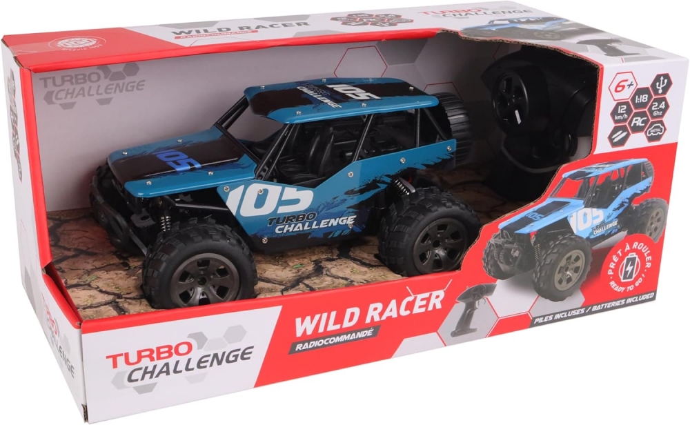 Buggy εκτός δρόμου με τηλεχειριστήριο, MGM, Wild Racer, Metal, 1:18