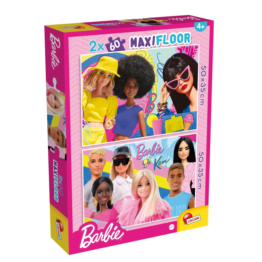 Παζλ, Lisciani, Barbie, παζλ 2 x 60 τεμάχια
