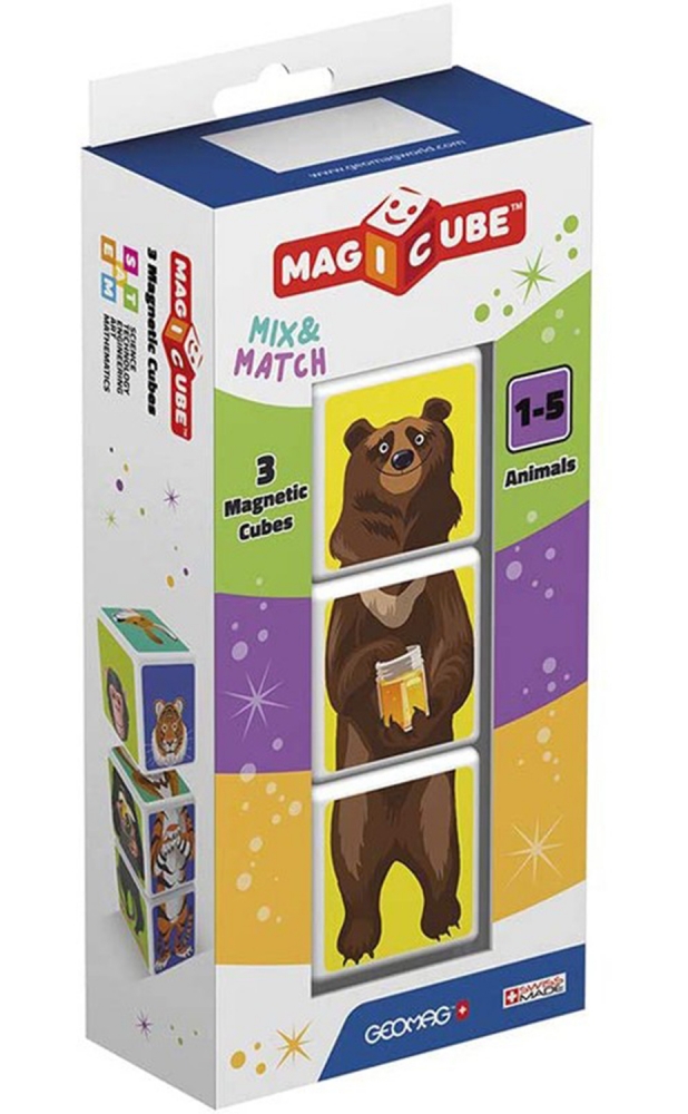 Магнитен конструктор Magicube, Животни 110, 3 части