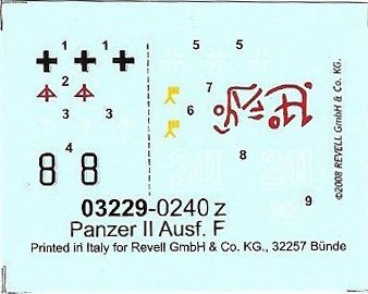 Γερμανικό τανκ του Β' Παγκοσμίου Πολέμου PzKpfw II Ausf. F - προκατασκευασμένο μοντέλο