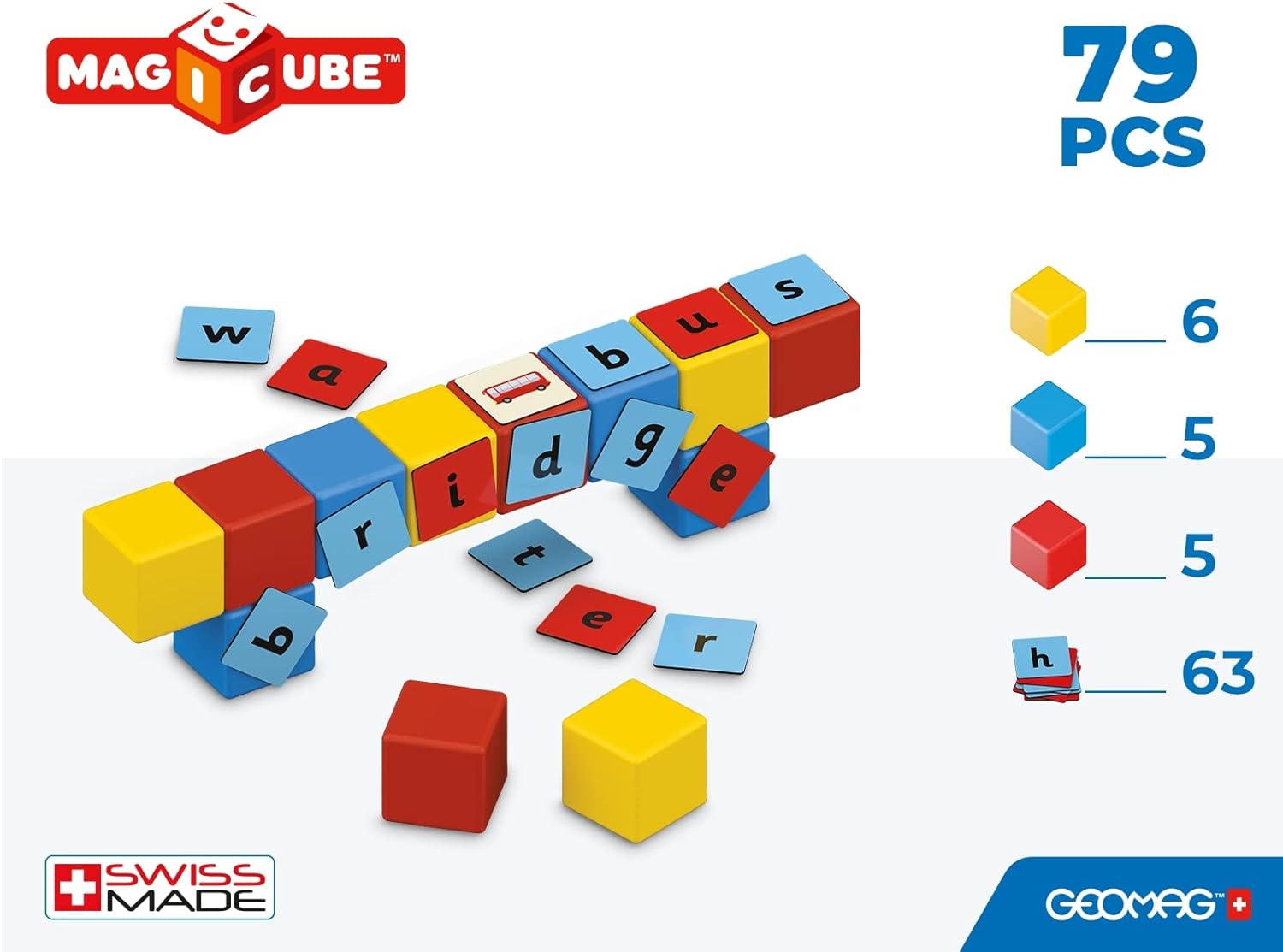 Магнитен конструктор Magicube, Съставяне на думи 259, 79 части