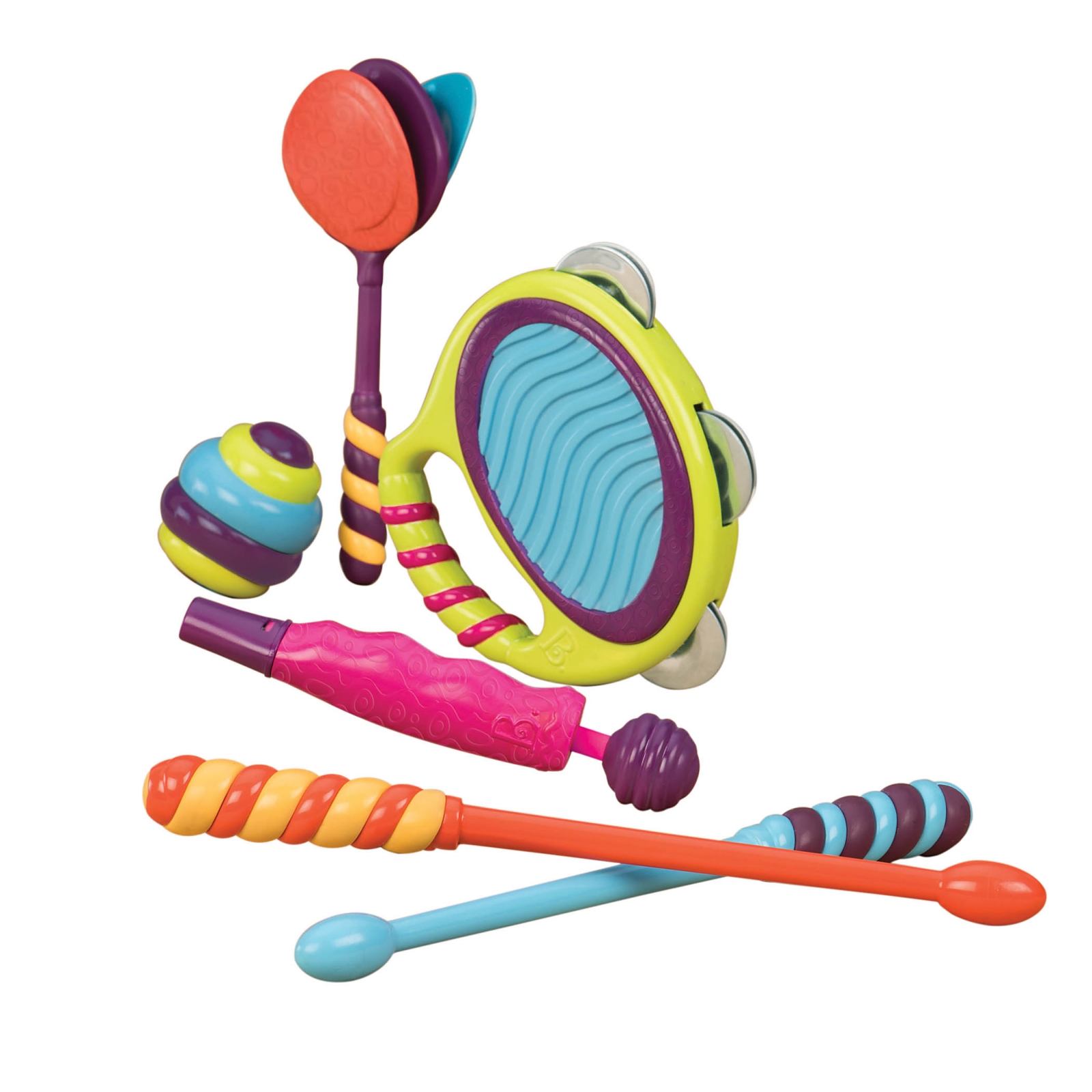 Παιδικό μουσικό σετ, Battat, Drum και μουσικά όργανα, 6 τεμάχια