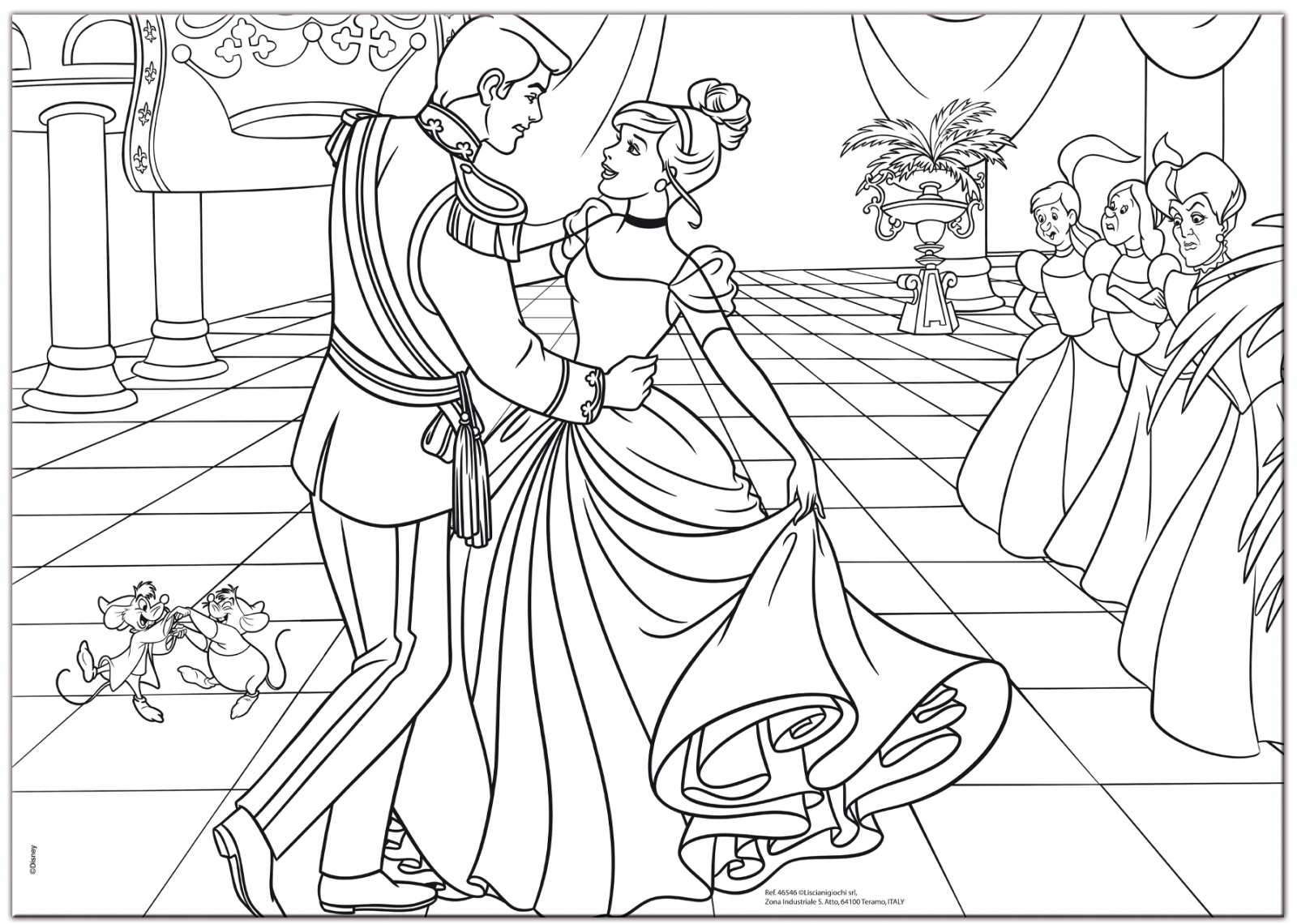 Παζλ, Lisciani, Σταχτοπούτα, Παζλ διπλής όψης 35 τεμαχίων