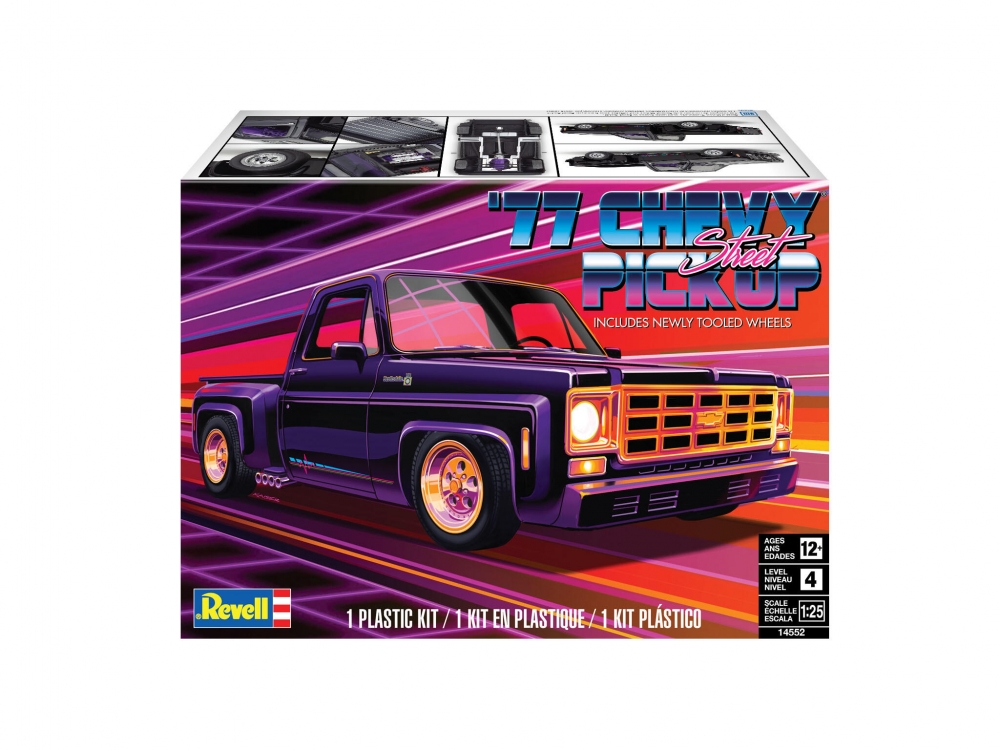 ′77 Chevy Pickup - Buildable Model, 102 Parts