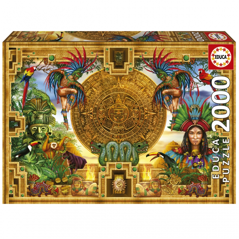 Puzzle, Educa, Aztec and Mayan, 2000 κομμάτια