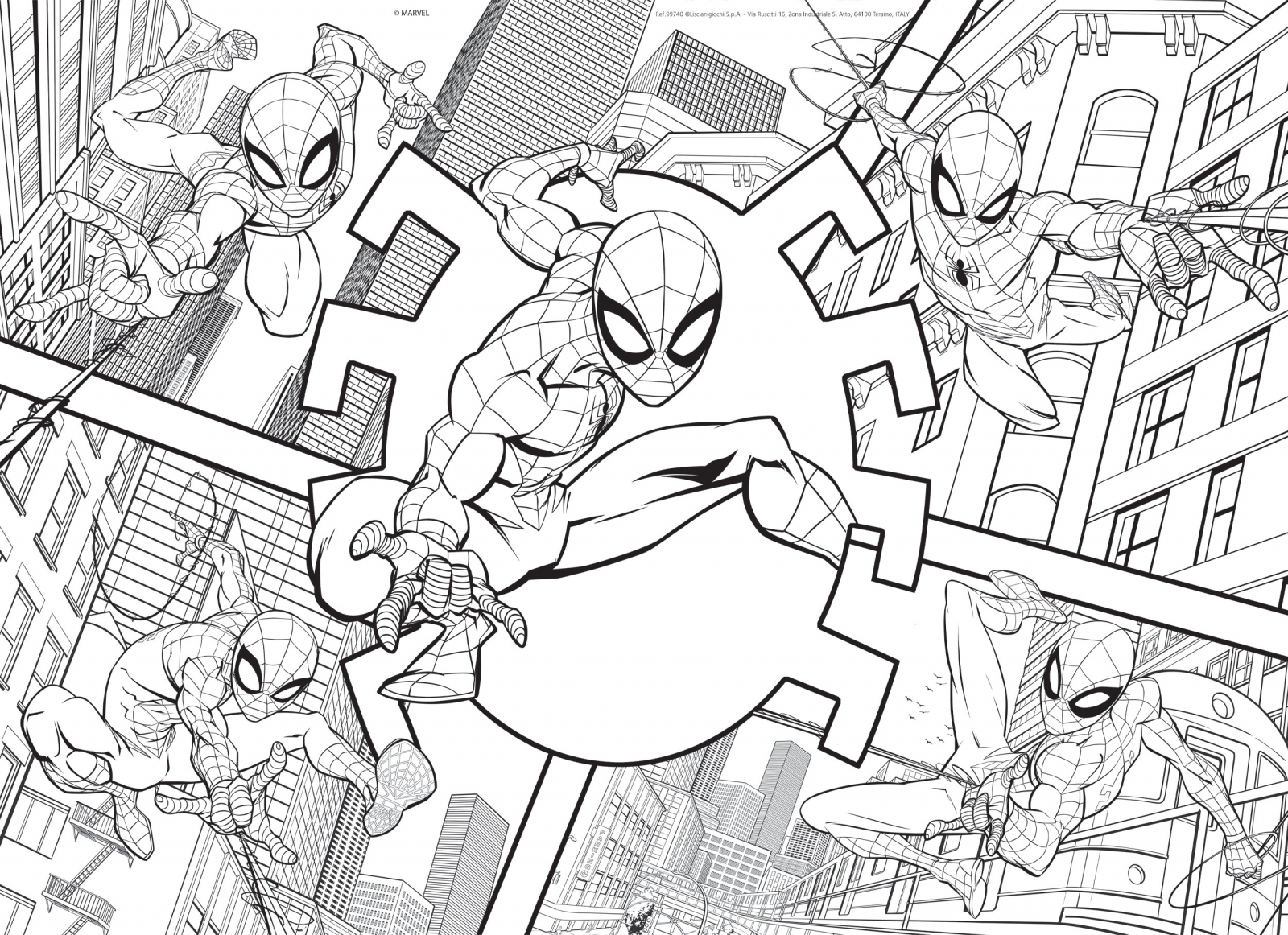 Παζλ, Lisciani, Spiderman, Διπρόσωπο παζλ 24 τεμαχίων
