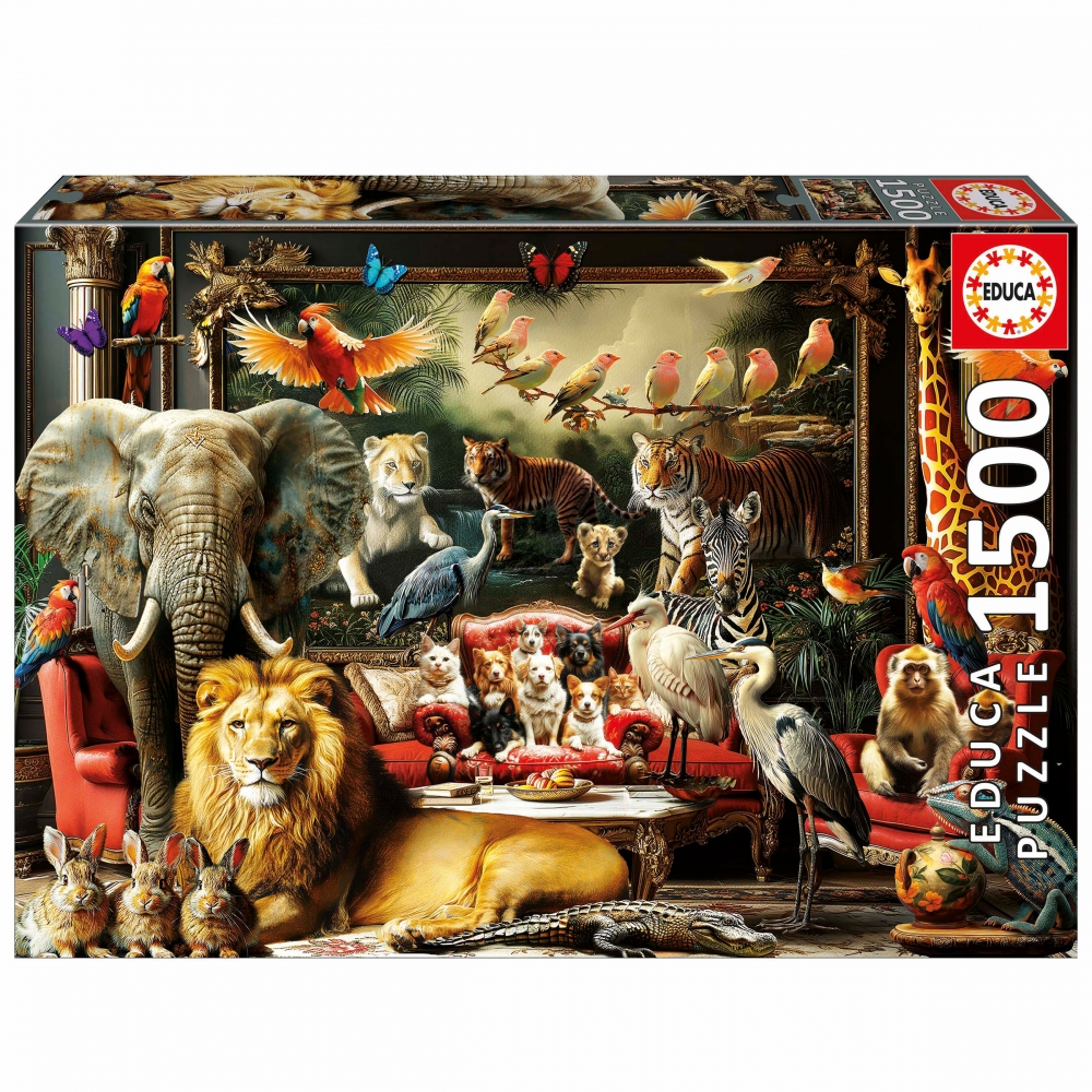 Puzzle, Educa, Animal Manor, 1500 τεμάχια