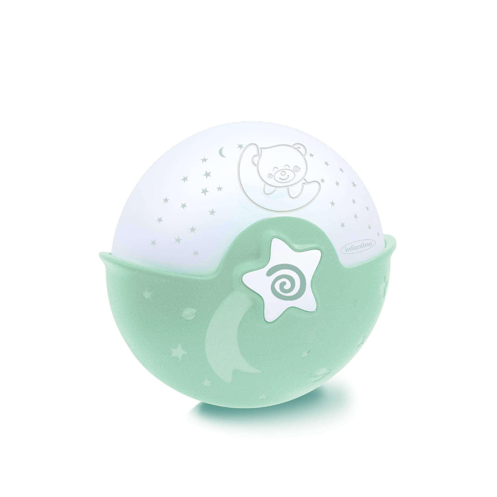 Προβολέας Καταπραϋντικού Φωτός 3 σε 1, Infantino, Ανοιχτό Πράσινο
