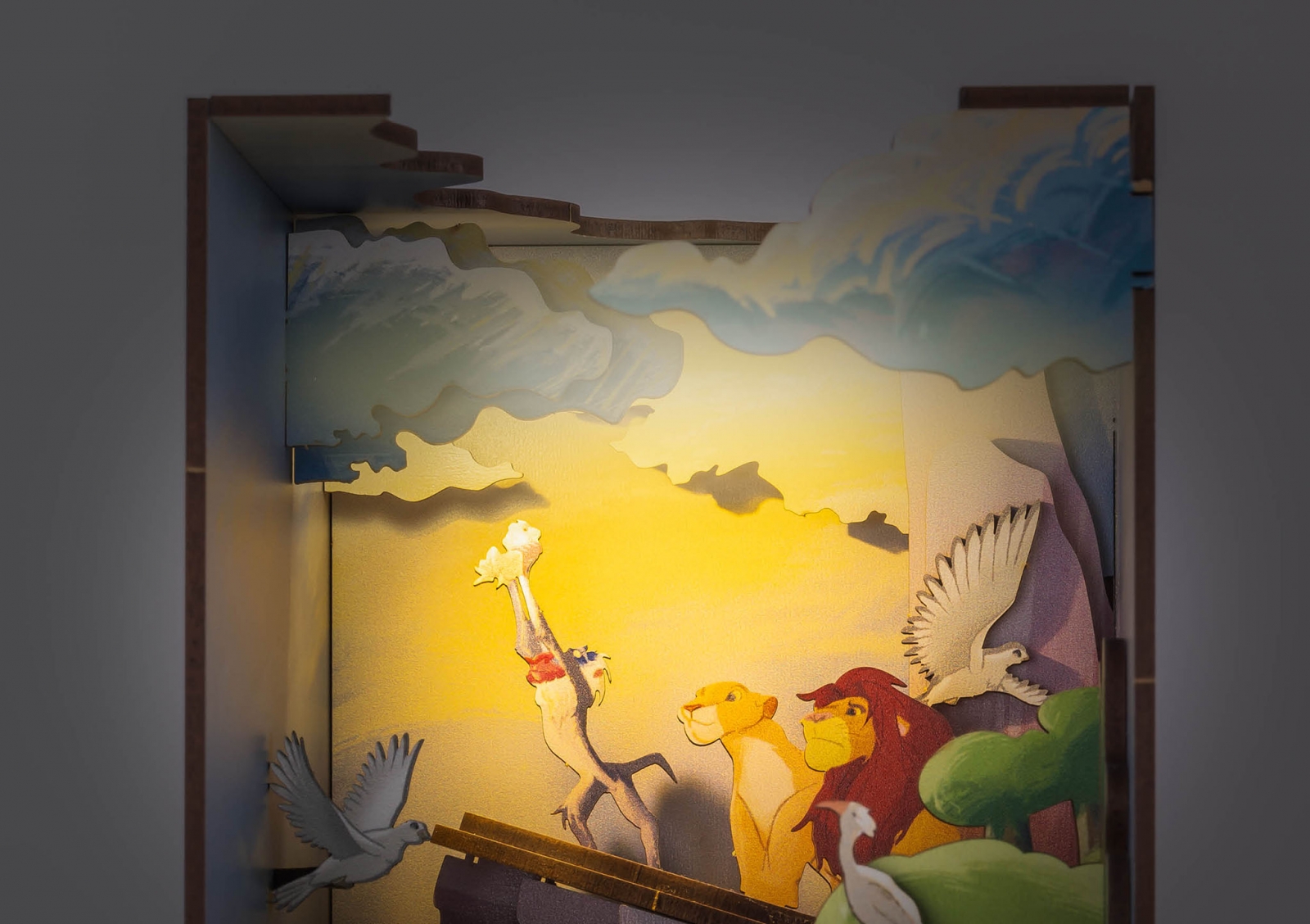 Μοντέλο συναρμολόγησης με φως LED, Revell, Ο Βασιλιάς των Λιονταριών, Μικροί Κόσμοι για συναρμολόγηση, 82 μέρη