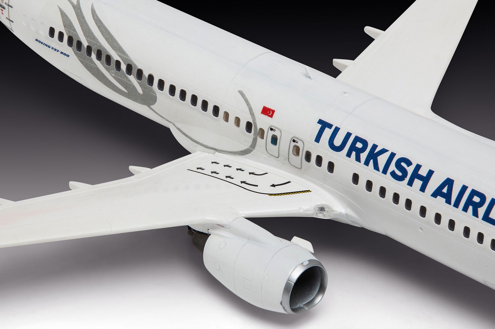 Μοντέλο συναρμολόγησης, Revell, Αεροπλάνο Boeing 737-800 Turkish Airlines, 63 ανταλλακτικά