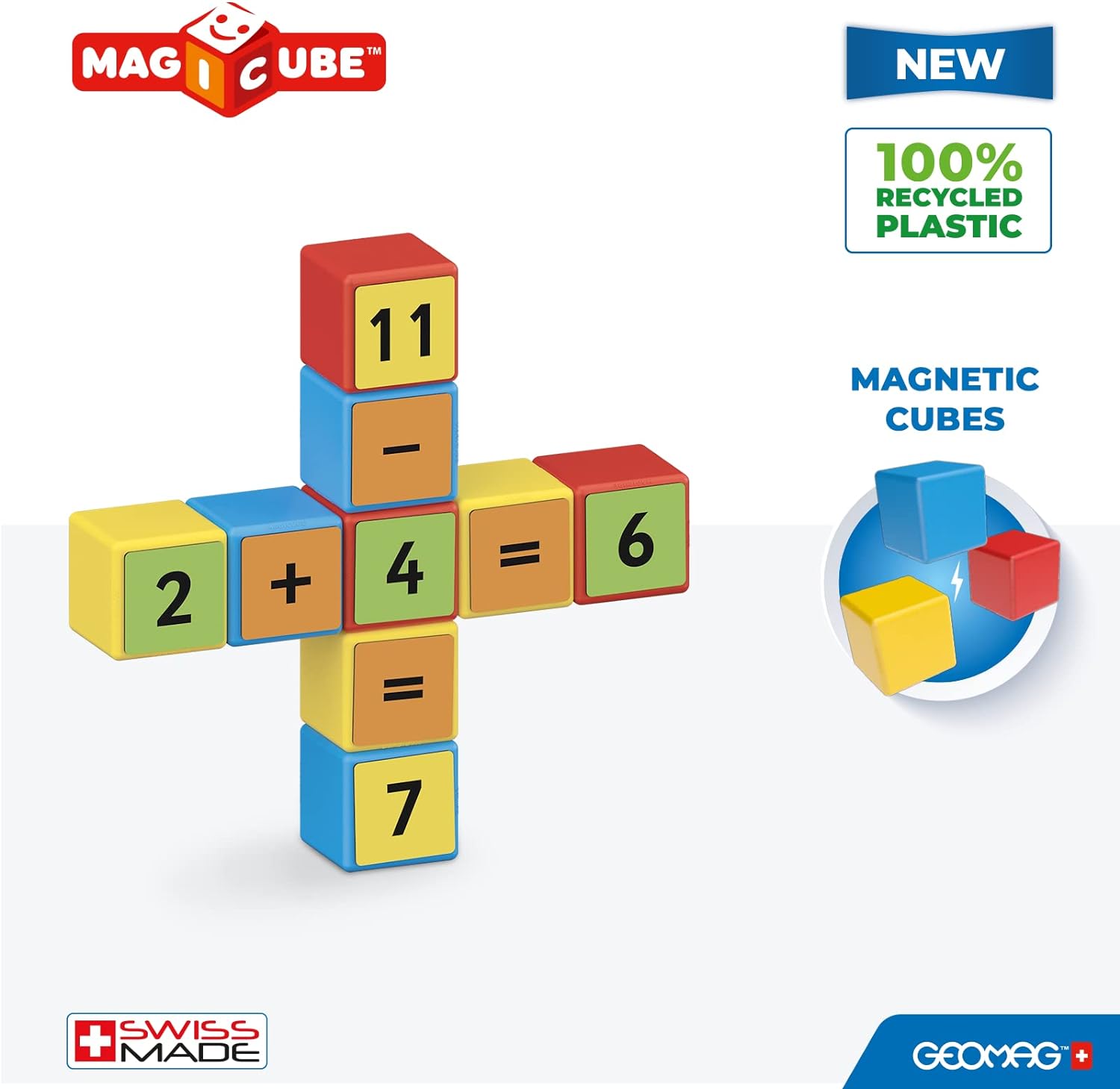 Магнитен конструктор Magicube, Математическо изграждане 257, 61 части