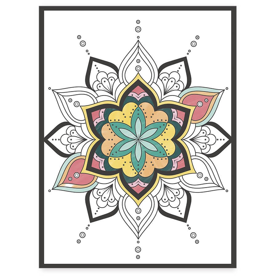 Βιβλίο ζωγραφικής Mandala