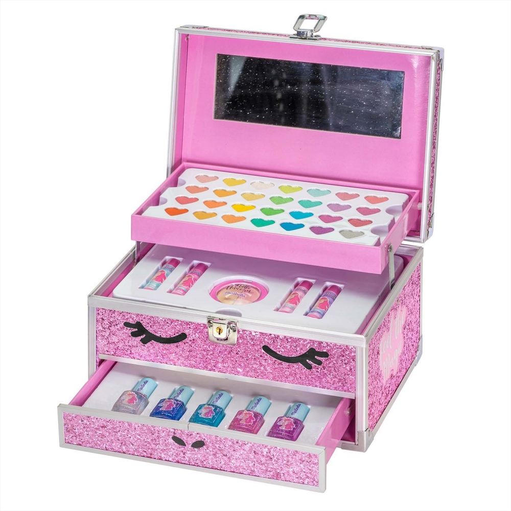 Комплект козметика в голям куфар Little Unicorn, 38 части