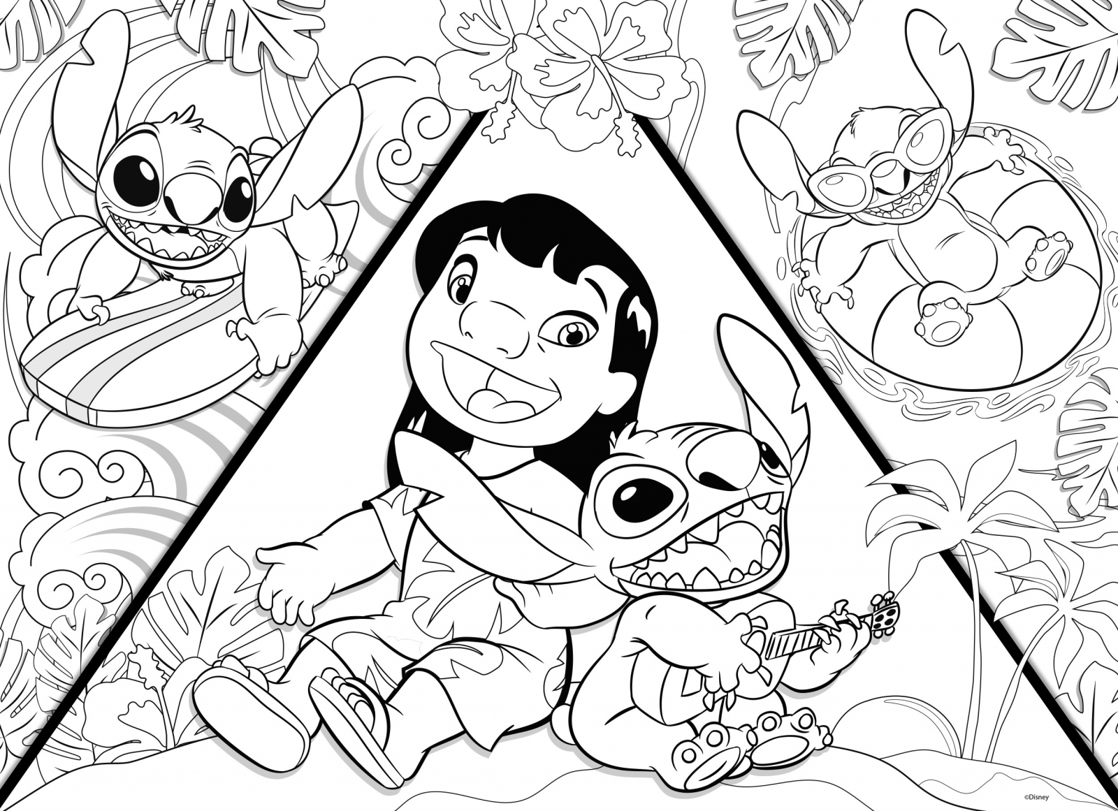Παζλ, Lisciani, Lilo Stitch, Παζλ διπλής όψης 150 τεμαχίων