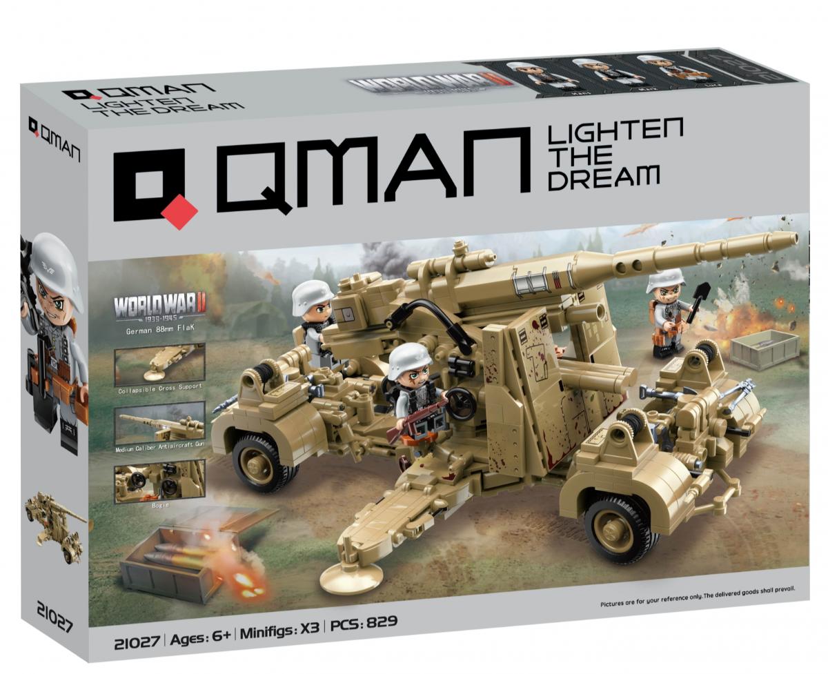 Κατασκευαστής, Qman, Γερμανικό πιστόλι FlaK 88mm, 829 εξαρτήματα