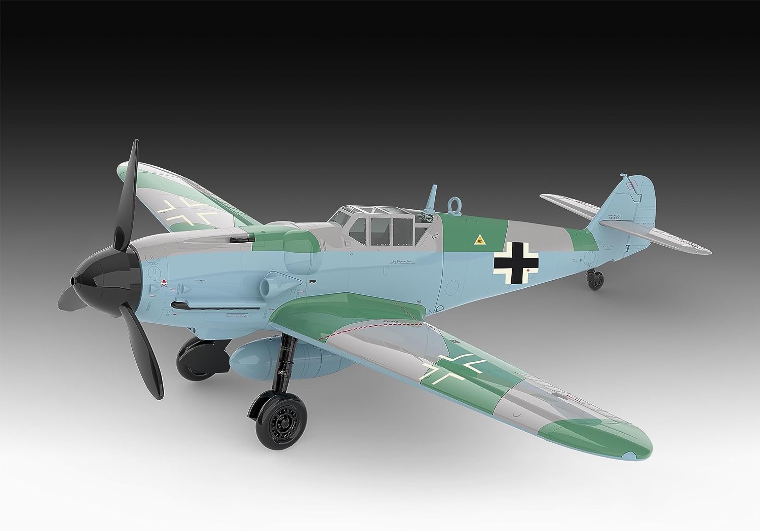 Сглобяем модел Messerschmitt Bf109 G-6 Easy-Click, 54 части