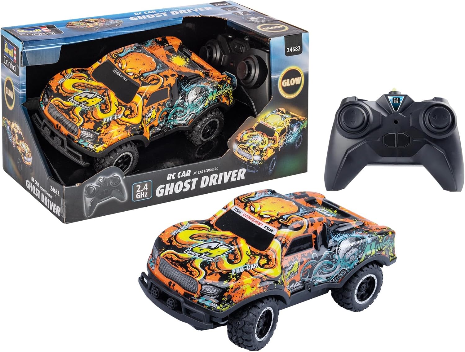 RC Car, Revell, Ghost Driver, Orange, RC
