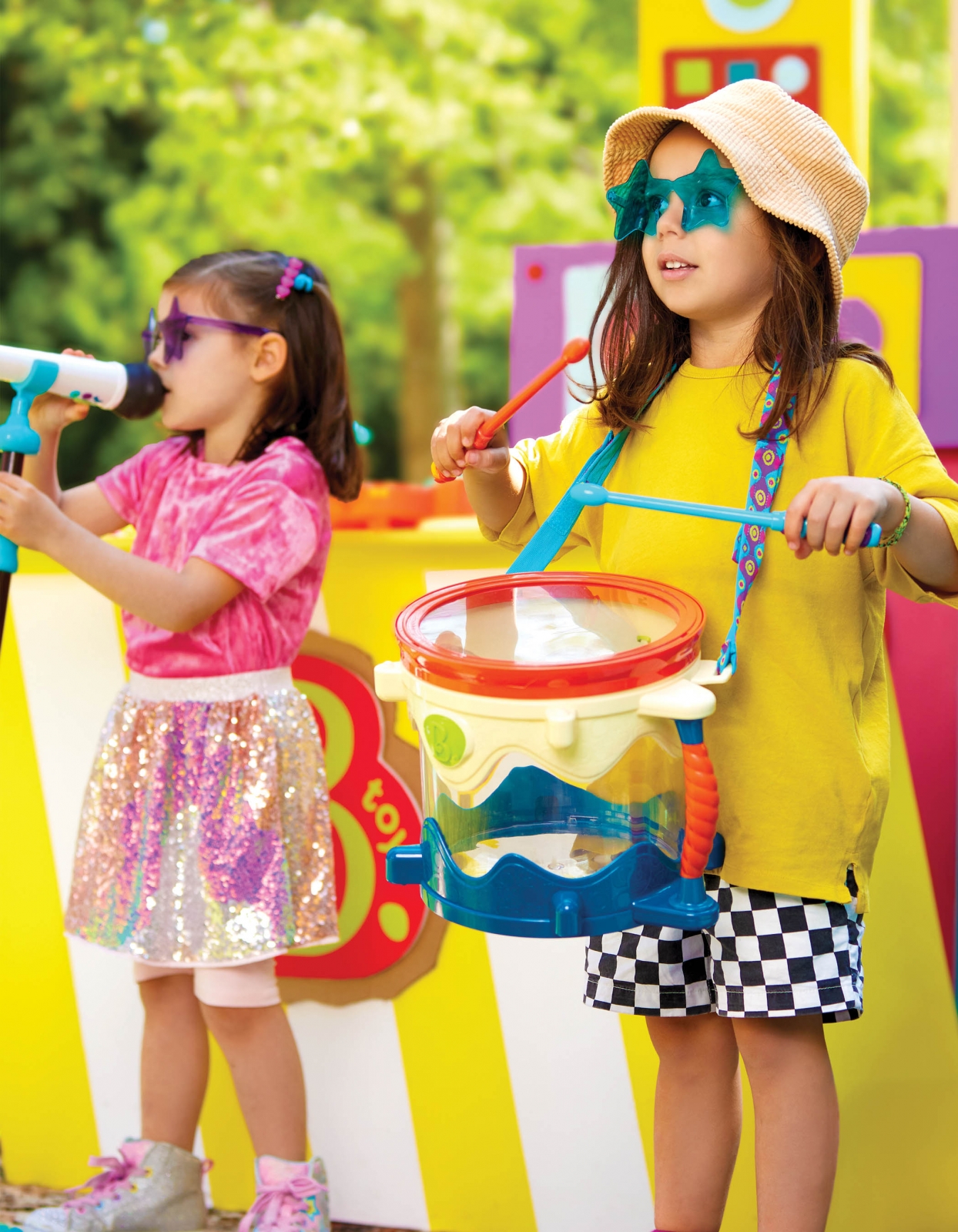 Παιδικό μουσικό σετ, Battat, Drum και μουσικά όργανα, 6 τεμάχια