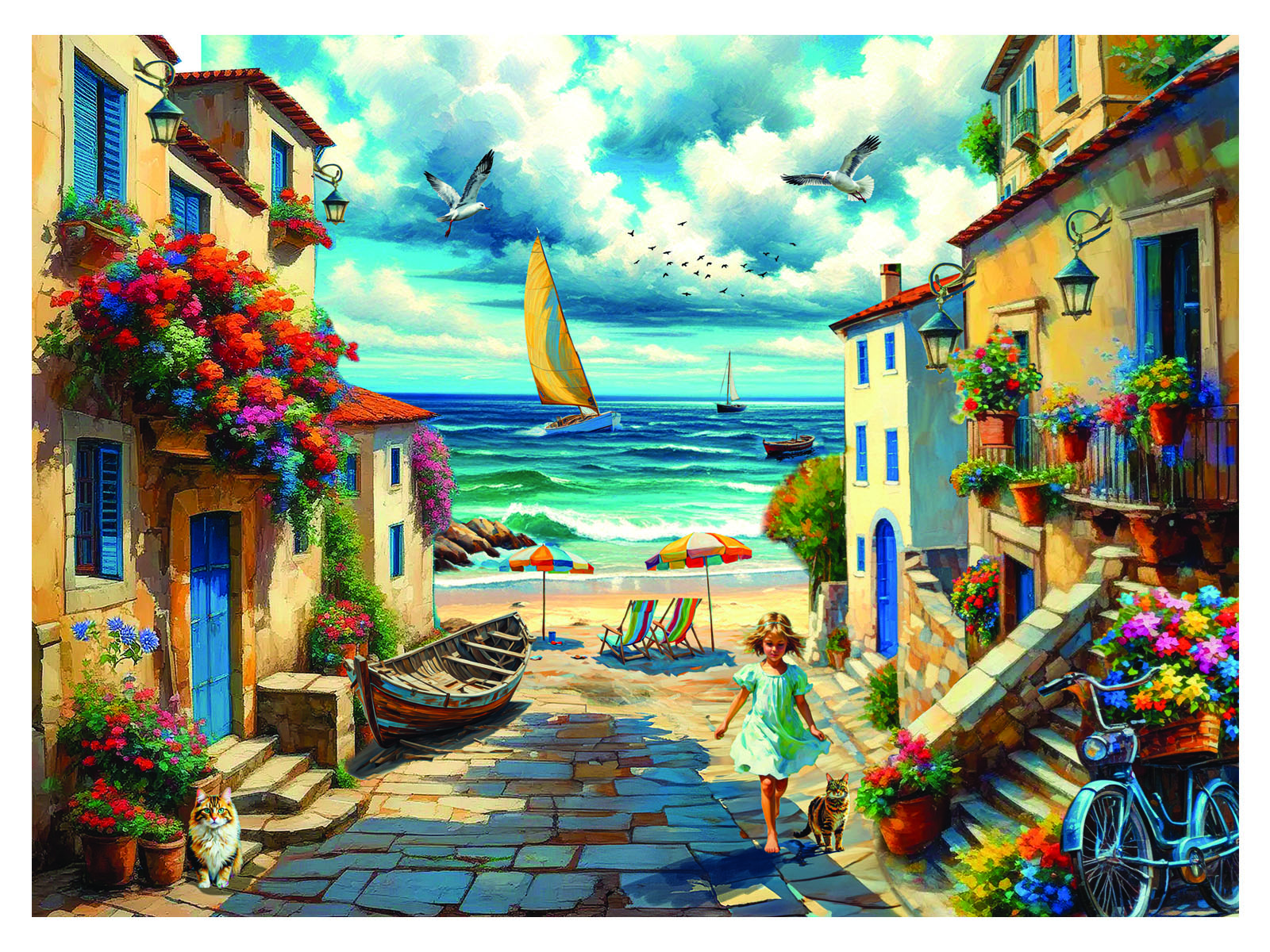 Puzzle, Anatolian, Dream Village, 1000 τεμάχια