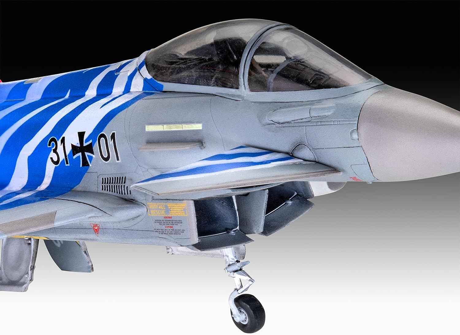 Сглобяем модел Eurofighter Typhoon The Bavarian Tiger 2021, 85 части
