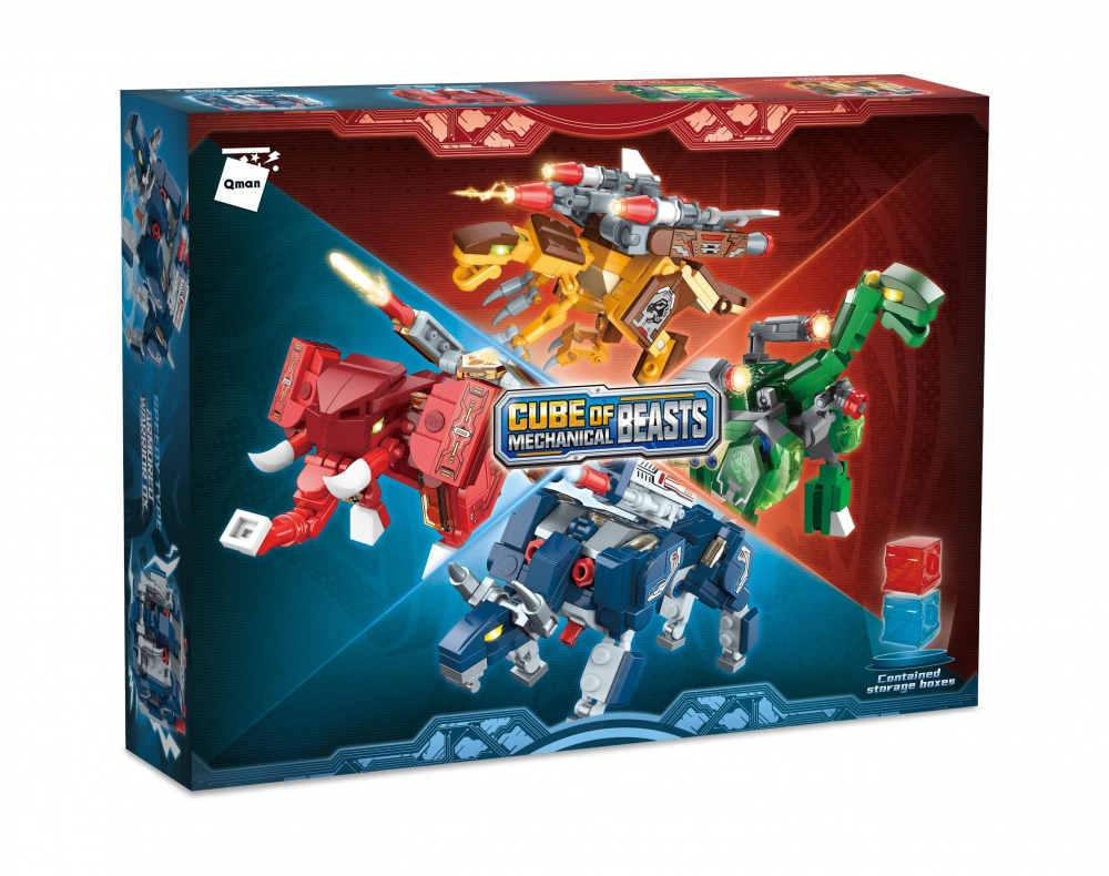 Mechanical Beasts Constructor, Armored Monsters Cube, 177 τεμάχια