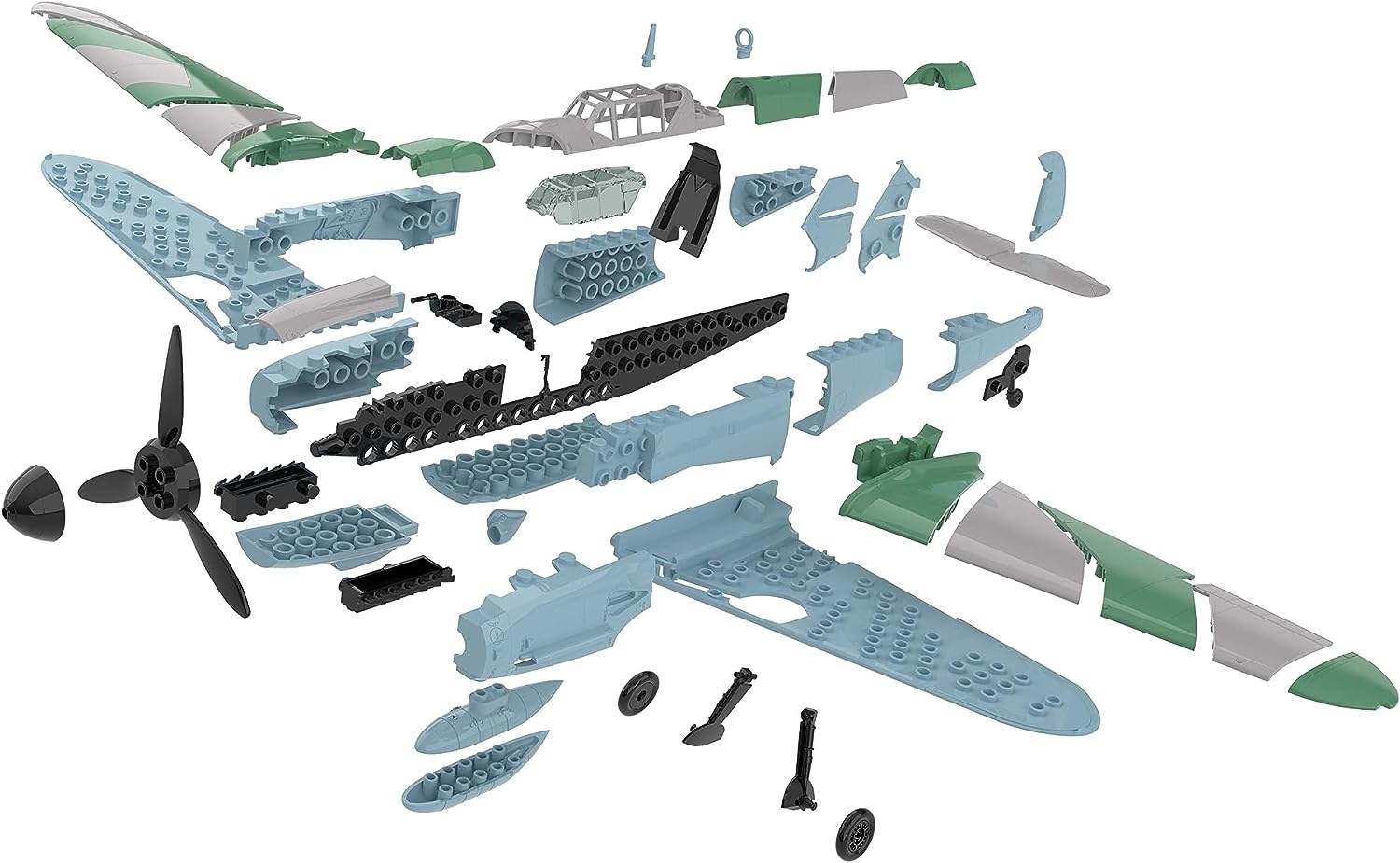 Сглобяем модел Messerschmitt Bf109 G-6 Easy-Click, 54 части