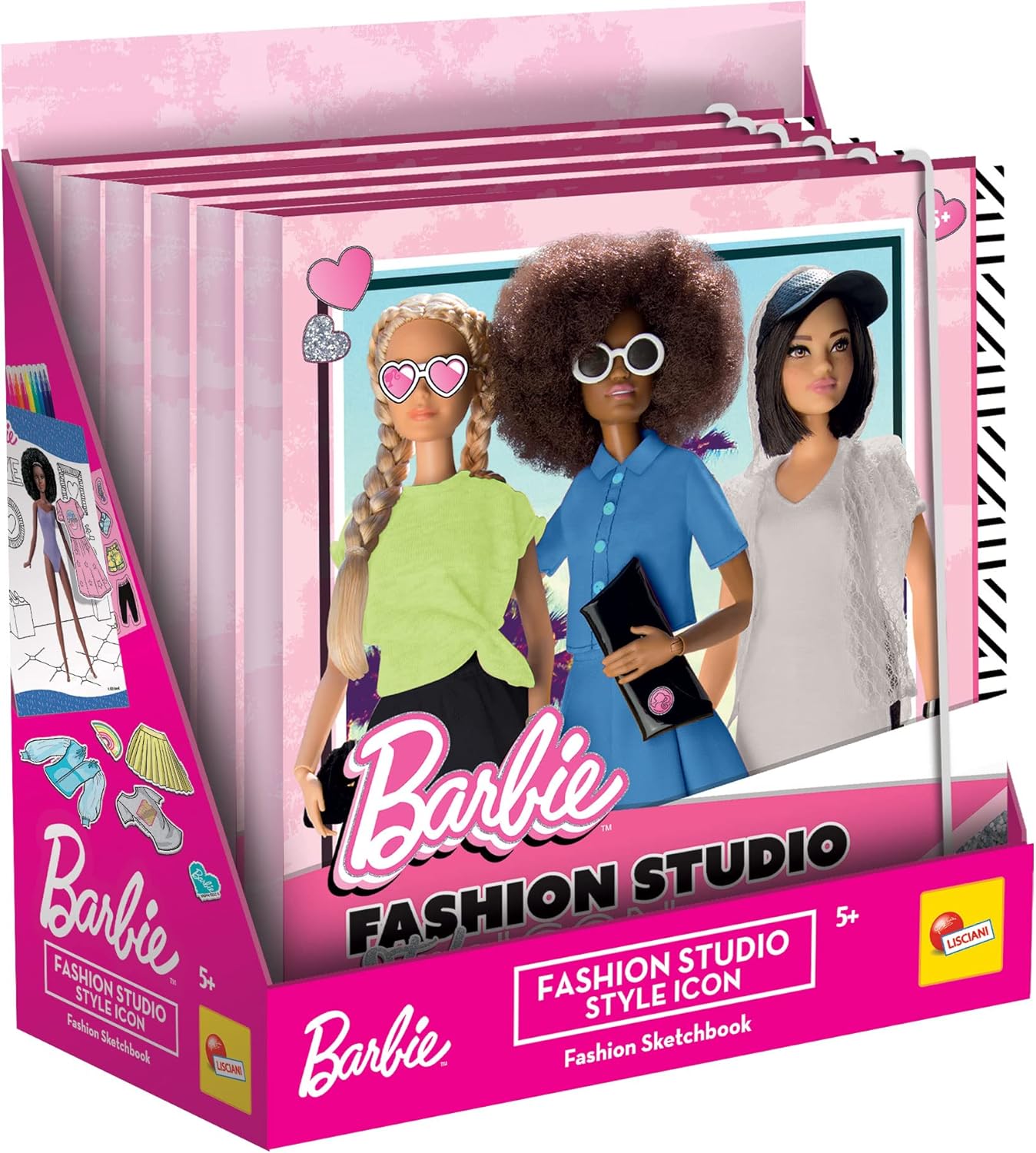 Δημιουργικό σετ, Lisciani, Barbie, Φάκελος στούντιο μόδας, Εικονίδιο μόδας