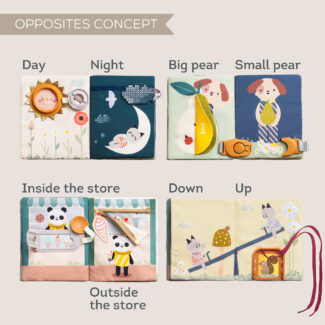 Εκπαιδευτικό Βιβλίο, Taf Toys, Βιβλίο Opposites