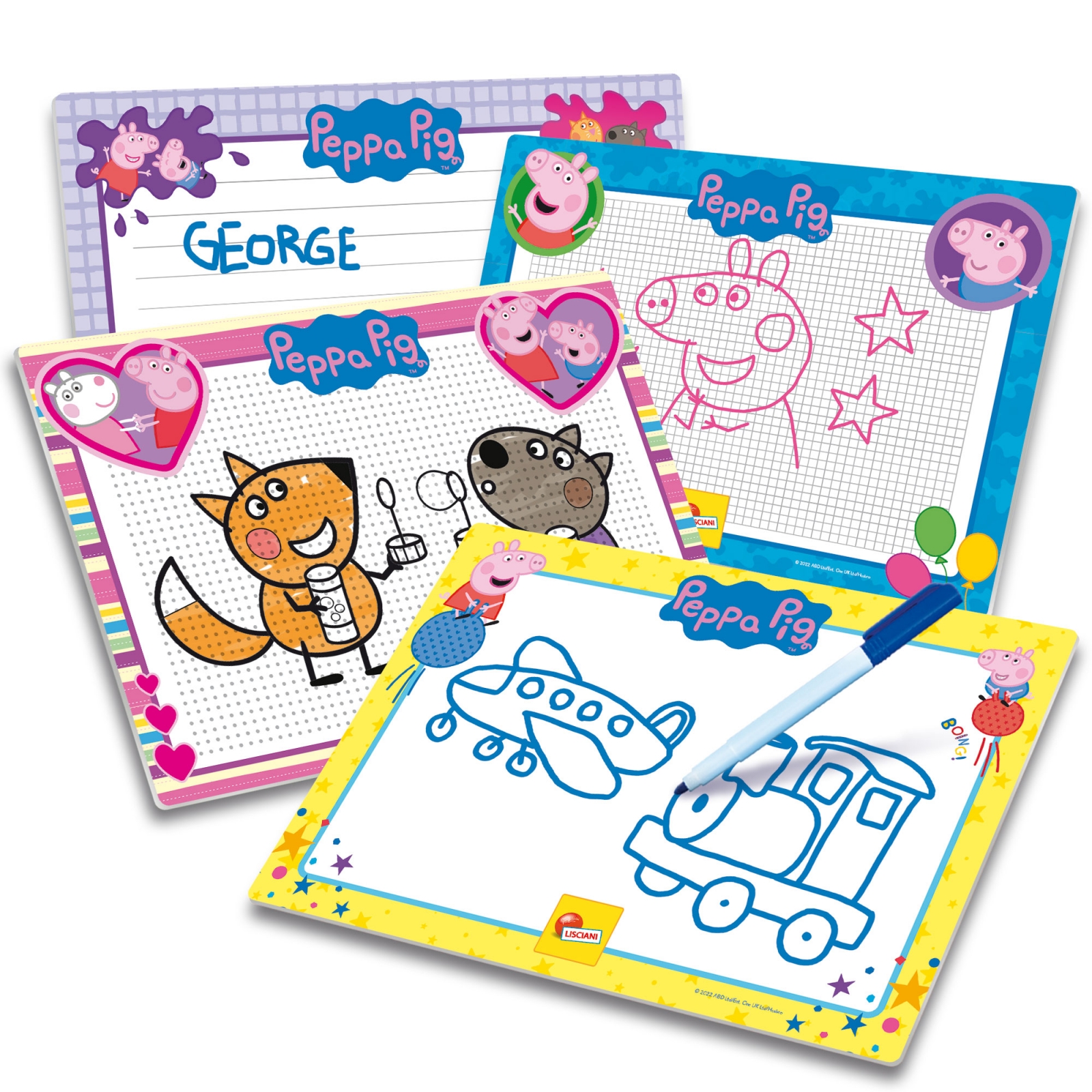 Δημιουργικό σετ, Lisciani, Peppa Pig, Σχολή σχεδίου