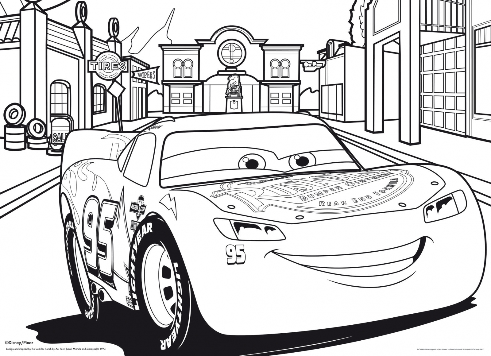 Παζλ, Lisciani, Cars 3, Παζλ διπλής όψης 108 τεμαχίων