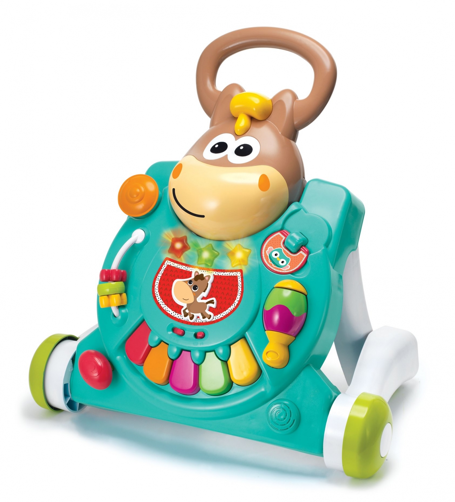 Διαδραστικό παιχνίδι, Infantino, B Kids, 3 σε 1 Στράτα μωρού και τραπεζάκι για άλογα, Μπλε