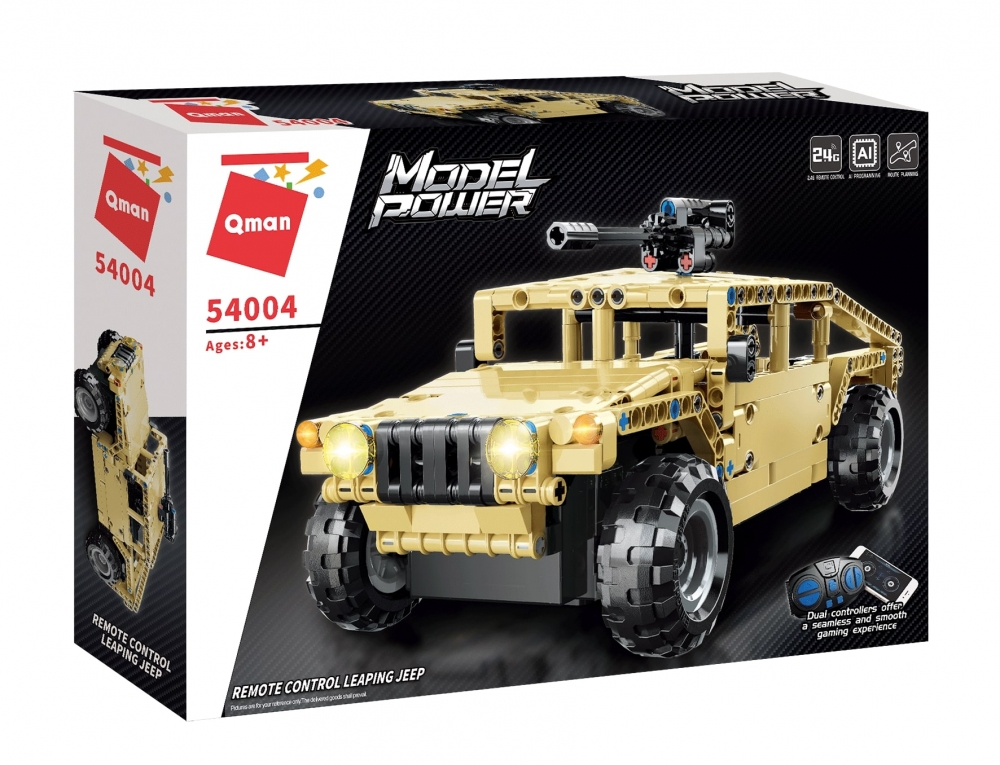 Κατασκευαστής Model Power, Jeep με έλεγχο RC, 413 εξαρτήματα