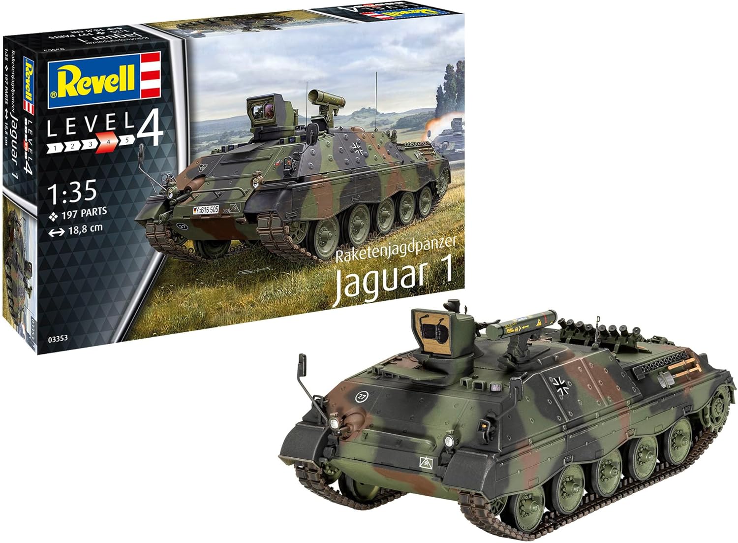 Μοντέλο κατασκευής, Revell, αντιτορπιλικό πυραύλων Jaguar 1