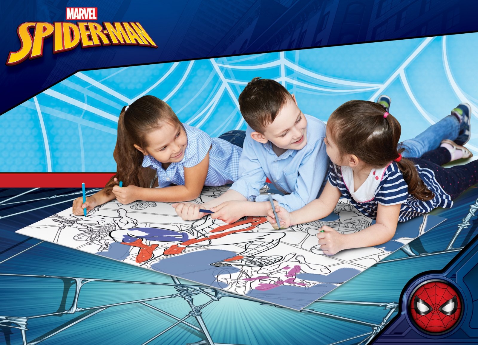 Παζλ, Lisciani, Spiderman, Παζλ διπλής όψης 2 x 48 τεμαχίων