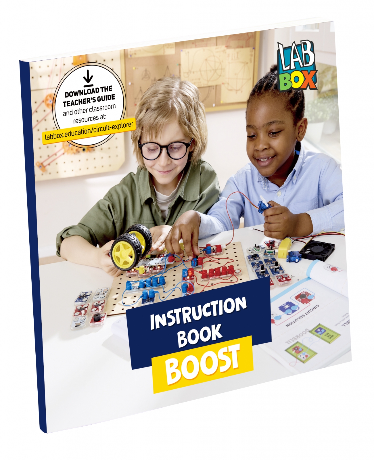 Εκπαιδευτικό σετ, Hape, LabBox, Εξερεύνηση κυκλώματος, Ανεβάζοντας επίπεδο, 47 τεμάχια