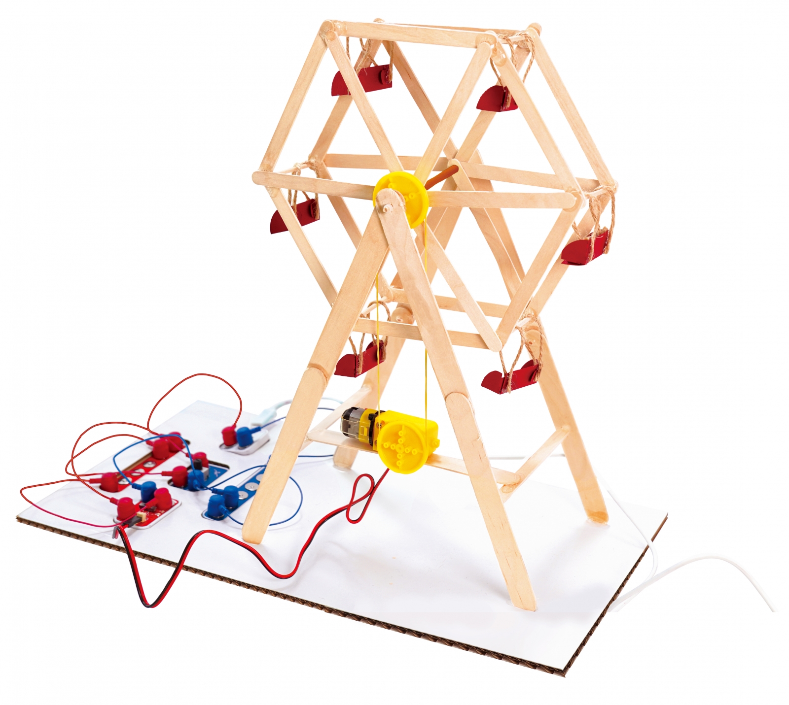 Εκπαιδευτικό σετ, Hape, LabBox, Εξερεύνηση κυκλώματος, Ανεβάζοντας επίπεδο, 47 τεμάχια