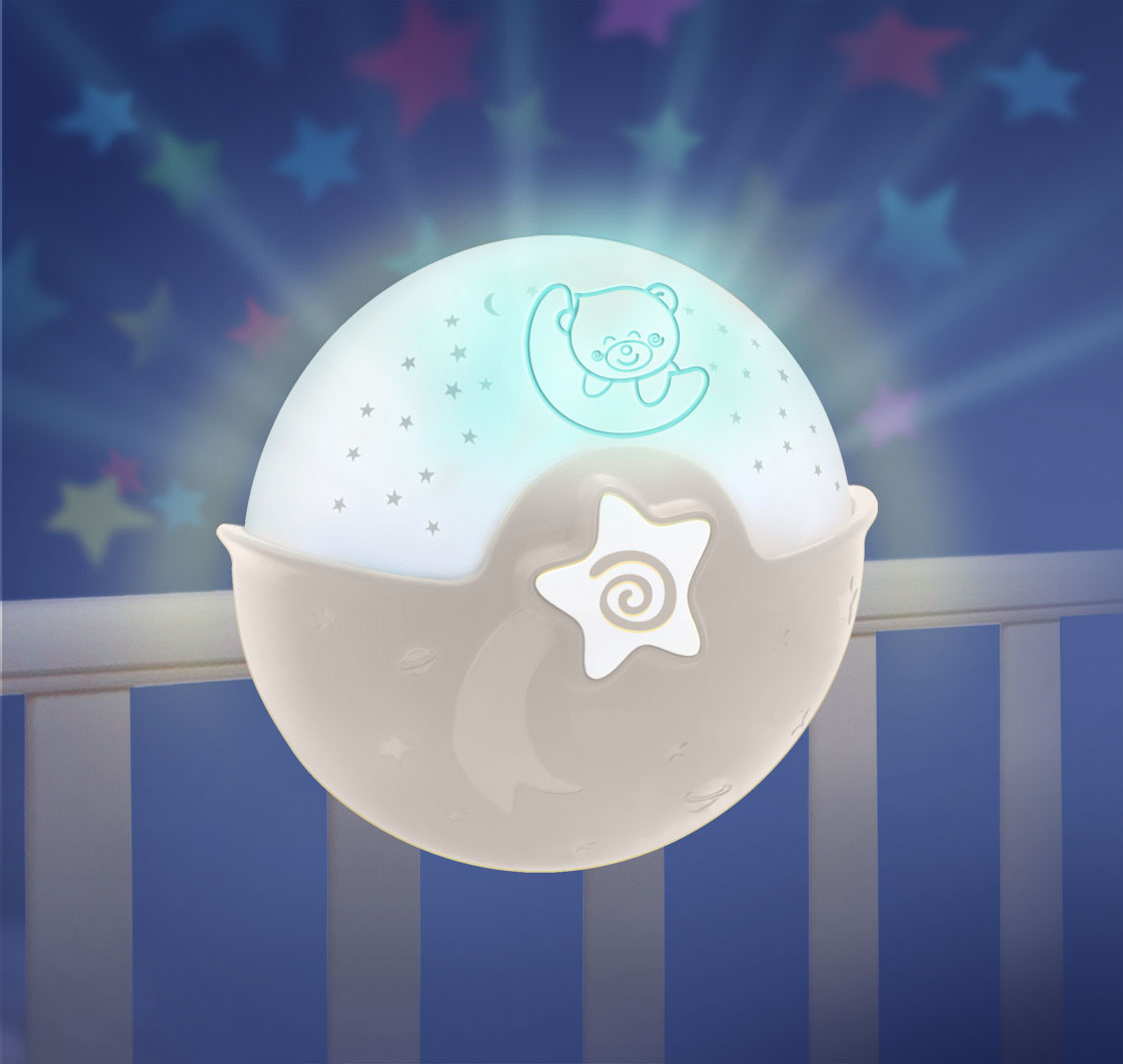 Προβολέας Καταπραϋντικού Φωτός 3 σε 1, Infantino, Εκρού