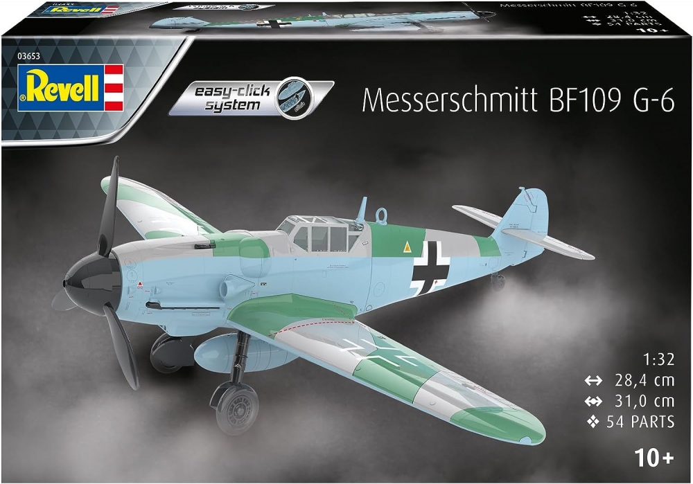 Сглобяем модел Messerschmitt Bf109 G-6 Easy-Click, 54 части
