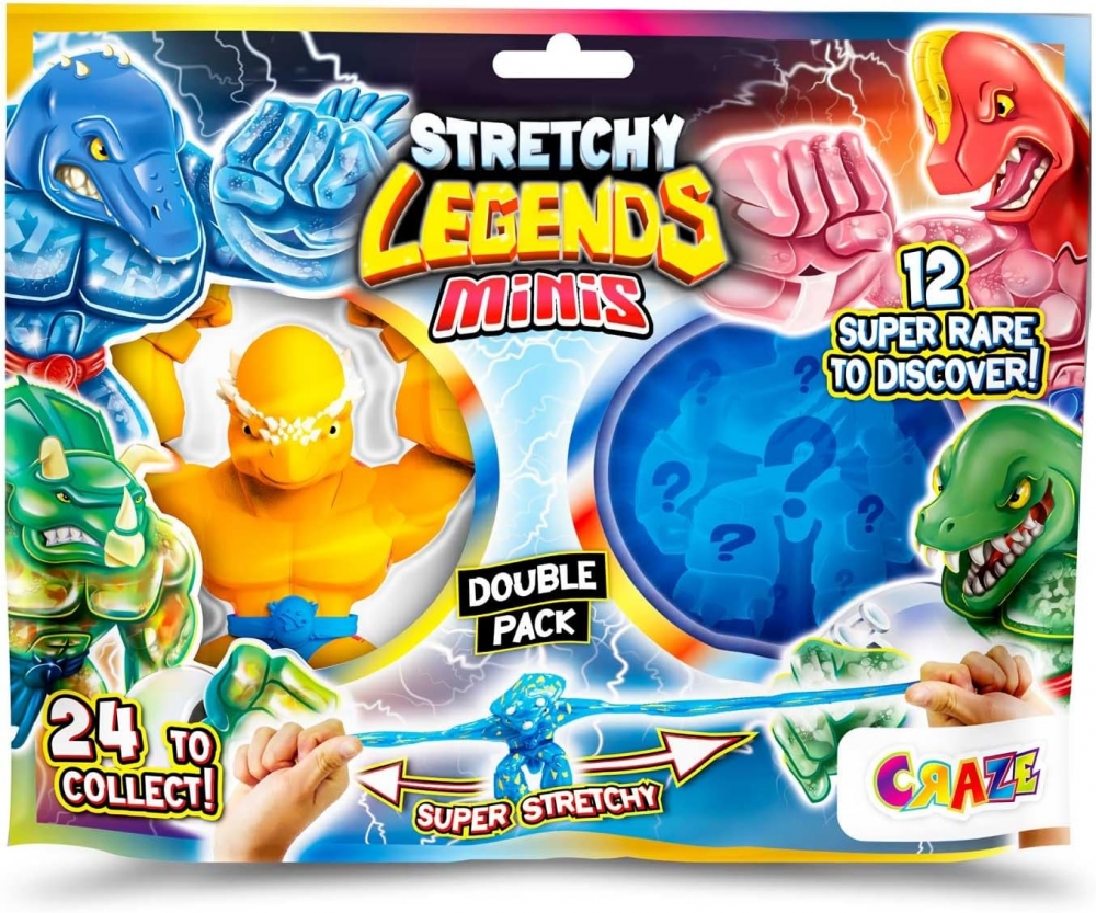 Συλλεκτική φιγούρα, Craze, Mini Stretchable Creatures, Legends Minis Double