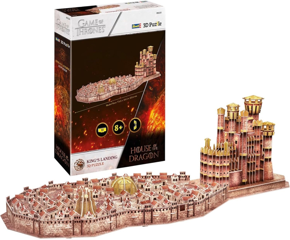 Puzzle 3D, Revell, King's Landing House of the Dragon